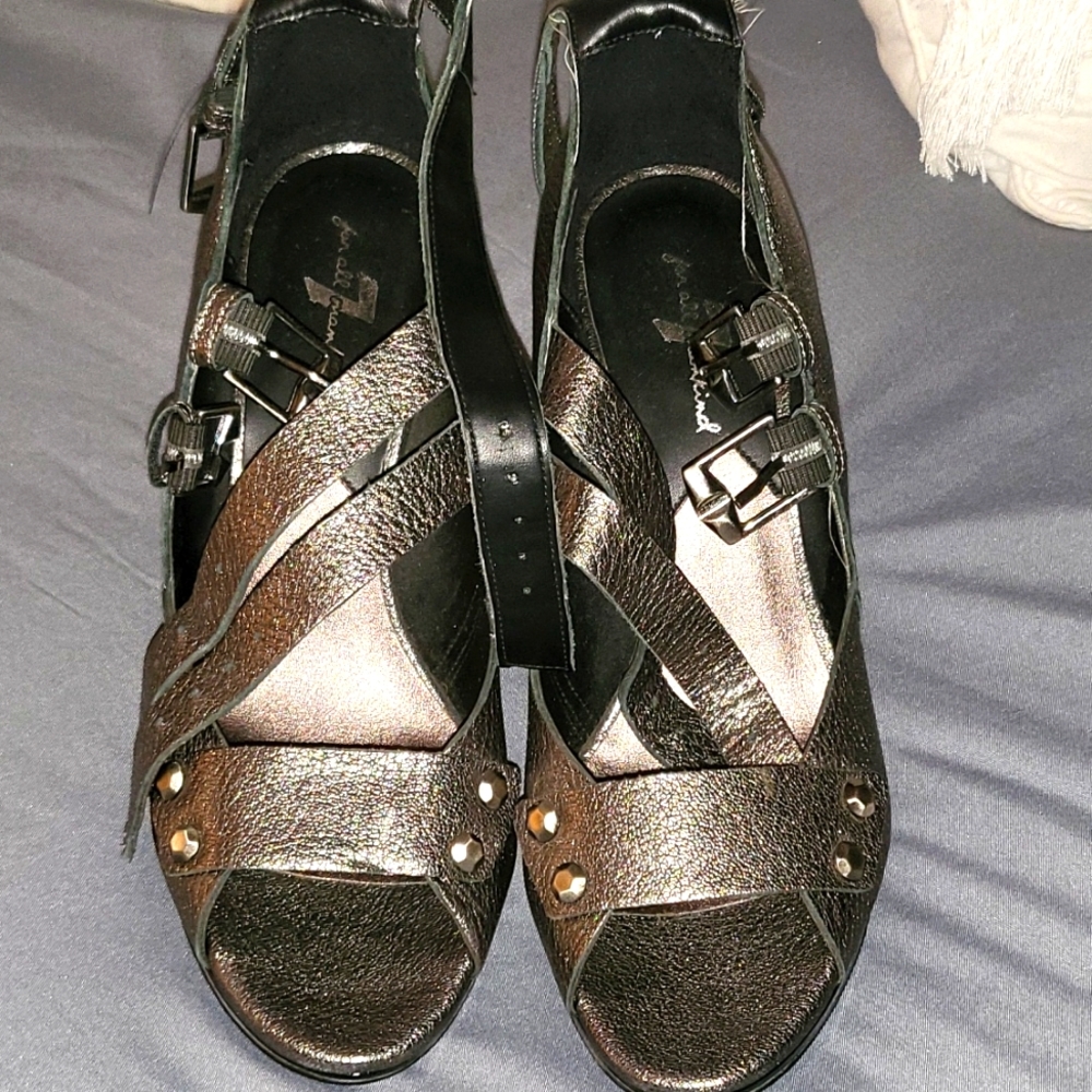 7 FOR ALL MANKND Wedge sexy sandals